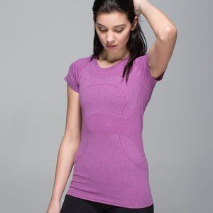 LIKE NEW Lululemon Swiftly Tech Short-Sleeve Shirt, Purple (Size 8)